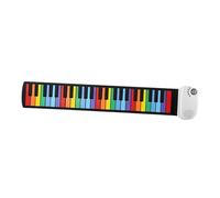Piano robuste à 49 touches pour enfants Blanc