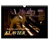 Piano - Solo pour dix doigts, Version française (Calendrier mural 2026 DIN A4 portrait), Calendrier CALVENDO mensuel