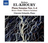 NAXOS - Sonates pour piano Nos 1 à 4 / Rivers / Étude / Thème et Variations