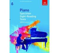 Piano Specimen Sight-Reading Tests, Grade 6 (ABRSM Sight-reading) - [Version Originale] Inconnu (Auteur)