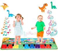Piano Tapis Musical Bébé Avec 8 Sons De Dysnosaures Led, -Do33005