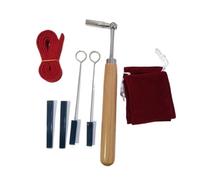 Piano Tuning Kit Kit d'accordage de piano, accordeur avec marteau et kit silence for tous les pianos droits à queue(Color1)