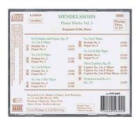 Mendelssohn-Bartholdy – Œuvres pour piano Vol.1: 6 Préludes&Fugues Op.35 / 3 Caprices Op.33 – NAXOS