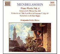 Piano Vol. 4 : Sonate Opus 105, Fantaisie Opus 15, Variations En Si Bémol