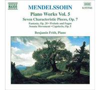 Piano Vol. 5 : Pieces Caracteristiques, Prelude & Fugue, Fantasia