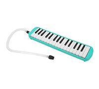 Pianos à bouche doux, tube de musique mélodica, 32 touches, vert professionnel, avec bec court pour enfants pour débutants (vert)