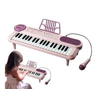 Pianos électriques de jeu portables à 37 touches - Dimensions du produit 42,5x15x9 Cm, matériel ABS léger de 800 G, batterie de 500 MAh | Outil d'apprentissage interactif pour l'éducation Musi