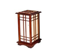 PIAOLING Lampadaire Japonais en Bois Massif, Lampe de Salle à Manger Salon Chambre à Coucher, Lampe de Table de Chevet, E27, Lampe de Sol à LED (Color : A-White light-45cm)