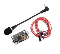 Piarktoy Module De Reconnaissance Vocale avec Microphone Reconnaissance De La Parole Panneau De Commande Vocale pour Compatible