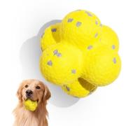 Piashow Balle magique à mâcher pour chien, étoile de patte, balle magique, jouet pour chien, pour les grands, moyens et petits chiens
