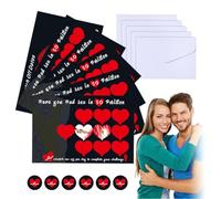 Piashow Carte à gratter coquine pour hommes et femmes - Carte d'anniversaire amusante avec 50 idées - Idée cadeau humoristique pour mari ou partenaire - Carte à gratter amusante - Cadeau pour lui/elle