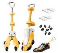 Piashow Embauchoirs pour chaussures pour homme et femme, largeur et longueur réglables, tendeurs de chaussures extensibles dans 4 directions, jaune, S For Women Eu 35-40 (Yellow)