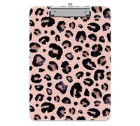 Piasoenc Porte-blocs en plastique, Porte-blocs décoratifs, Porte-blocs en plastique avec clip en métal, format A4 standard, format lettre, Planche à pince de bureau pour étudiants, bureau