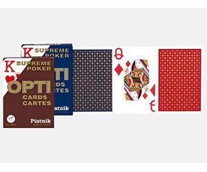 Piatnik - 1419 - Cartes à Jouer - Opti - Poker - 55 Pièces