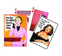 Piatnik 1673 Jeu de Cartes Tough Women 55 Feuilles, Multicolore