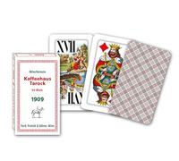 Piatnik - 1909 - Cartes à Jouer - Tarot à Trois Café - 54 Pièces