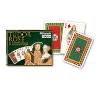 Piatnik - 2137 - Cartes à Jouer - Tudor Rose - 2 x 55 Pièces
