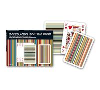 Piatnik - 2611 - Cartes à Jouer - Rayures Jeu Double - 2 x 55 Pièces