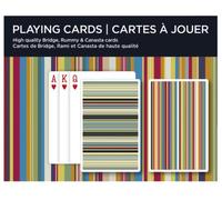 Piatnik - 2611 - Cartes à Jouer - Rayures Jeu Double - 2 x 55 Pièces