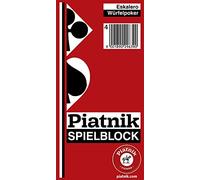 Piatnik - 2963 - Bloc à Jouer pour Yatzy - 10 Pièces