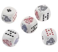 Piatnik - 2970 - Dés de Poker 16 mm - 5 Pièces