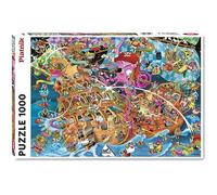 Piatnik 556745 - RJ Crisp - The Pink Pirate - Puzzle de 1000 pièces..