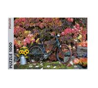 Piatnik- Puzzle de 1000 pièces-Impressions d'automne avec vélo rétro, 5582