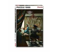 Puzzle carton 1000 pièces VERMEER STUDIO ARTISTE PIATNIK Multicolore Multicolore G