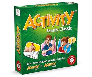 Piatnik 6050 Activity - Family Classic Le Classique du Jeu en Version familiale Junior et Cartes Originales à partir de 8 Ans pour 3 à 16 Joueurs Pantomime, Dessin, Jeu de fête