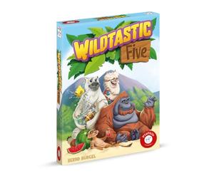 Piatnik 6684 - Wildtastic Five/Trouvez les bons animaux pour votre parc animalier/À partir de 8 ans/2 à 5 joueurs/Fabriqué en Autriche