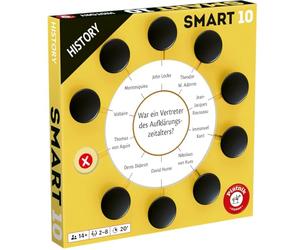 Piatnik 7243-Smart 100 Questions supplémentaires avec 1000 possibilités de réponse | Jouable avec Le Jeu Original Family Edition, Smart 10 Extension History