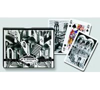 Piatnik Escher Up & Down Playing Cards - Double Deck