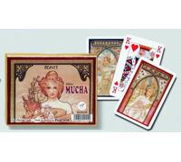Piatnik Mucha Beauty Cartes à jouer - Double jeu