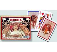 Piatnik Mucha - Cartes à jouer Dreams - Double étage