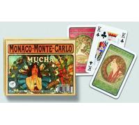 Piatnik Mucha - Cartes à jouer Monte Carlo - Double jeu
