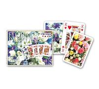 Piatnik Paradis Floral Bleu: Coffret Bridge
