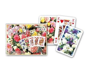 Piatnik Paradis Floral Rose: Coffret Bridge