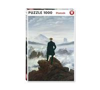 Piatnik Puzzle 1000 pièces Friedrich – Randonneur au-dessus de la mer de Brouillard – 48 x 68 cm