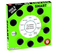 Piatnik 7192-Smart 100 Nouvelles Questions | 1000 possibilités de réponse | Jouable avec Le Jeu Original Family Edition, Smart 10 Extension Food & Drink