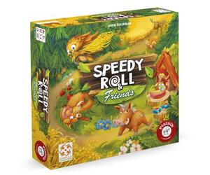 Piatnik Vienna 8072" SpeedyRoll & Friends | La Course Amusante du hérisson Continue. La Suite du Jeu de l'année Speedy Roll, Multicolore