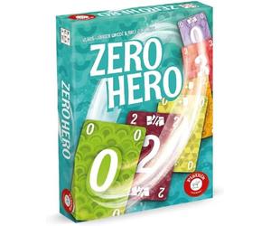 Piatnik - Zéro Héro - Jeu de Collection Tactique pour 2 à 4 Joueurs - Formez des Solos ou des trios de Cartes de mêmes Couleurs - Jeu de Collection dès 8 Ans - 6697