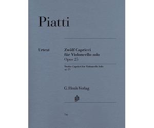 Piatti: 12 Caprices Op.25 (Urtext) (Cello Solo) by Ed: Bellisario Piatti (2015-11-23)