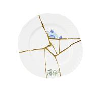 Seletti Assiette plate Kintsugi Mod. 3 Porcelaine et or 24 carats