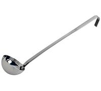 Piazza 153016 Louche en acier inoxydable Longueur 61 cm Diamètre 16 cm Capacité 1 l