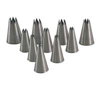 Piazza 2763172 Douille décorative en forme d'étoile en acier inoxydable Diamètre 17 mm