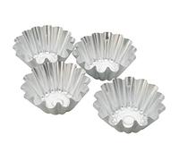 Piazza 2923134 Lot de 3 moules à brioche en aluminium Diamètre 12 cm Hauteur 6 cm