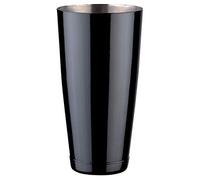 Piazza 474750 Boston Shaker coloré en acier inoxydable Noir Capacité 90 ml