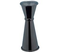 Piazza 475542 Jigger, style japonais, acier inoxydable, 25 ml x 50 ml, noir