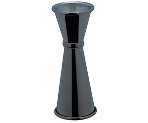 Piazza 475542 Jigger, style japonais, acier inoxydable, 25 ml x 50 ml, noir