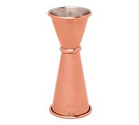 Piazza 475544 Cuivré plaqué acier inoxydable Jigger, Japan Style, 25 ml x 50 ml Capacité